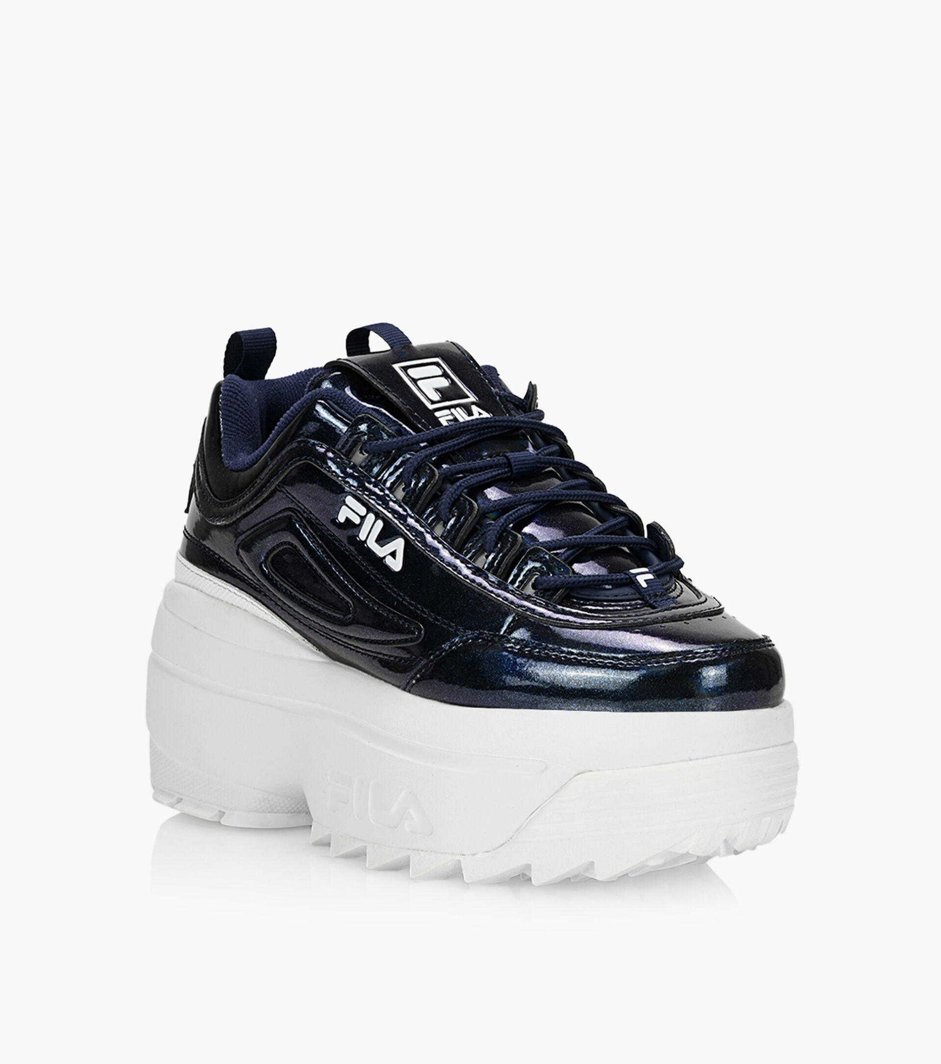 FILA DISRUPTOR II WEDGE GALATIC GLAZE - Blue Leather | Browns Shoes