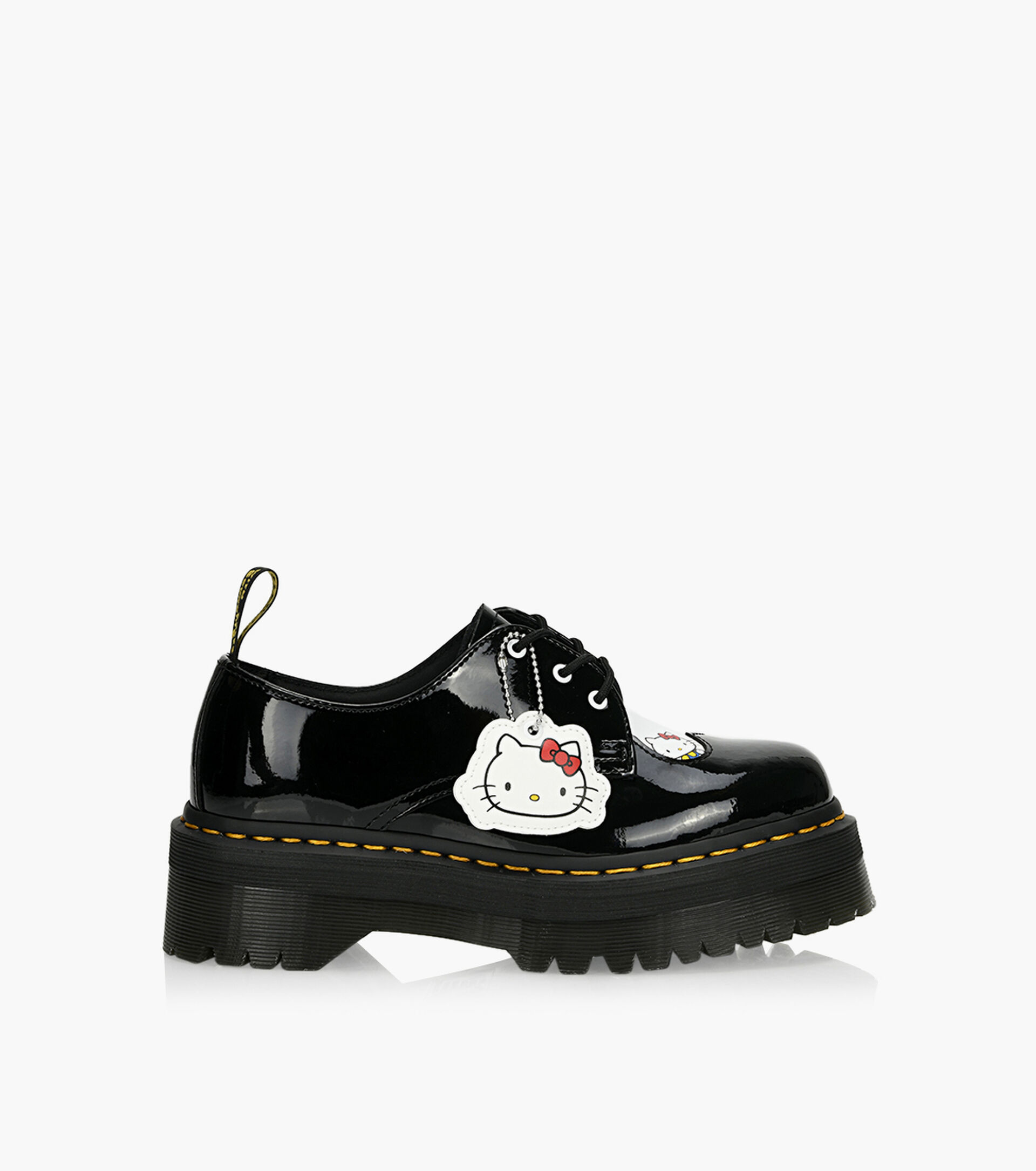 DR. MARTENS 1461 QUAD X HELLO KITTY - Black Patent Leather | Browns Shoes