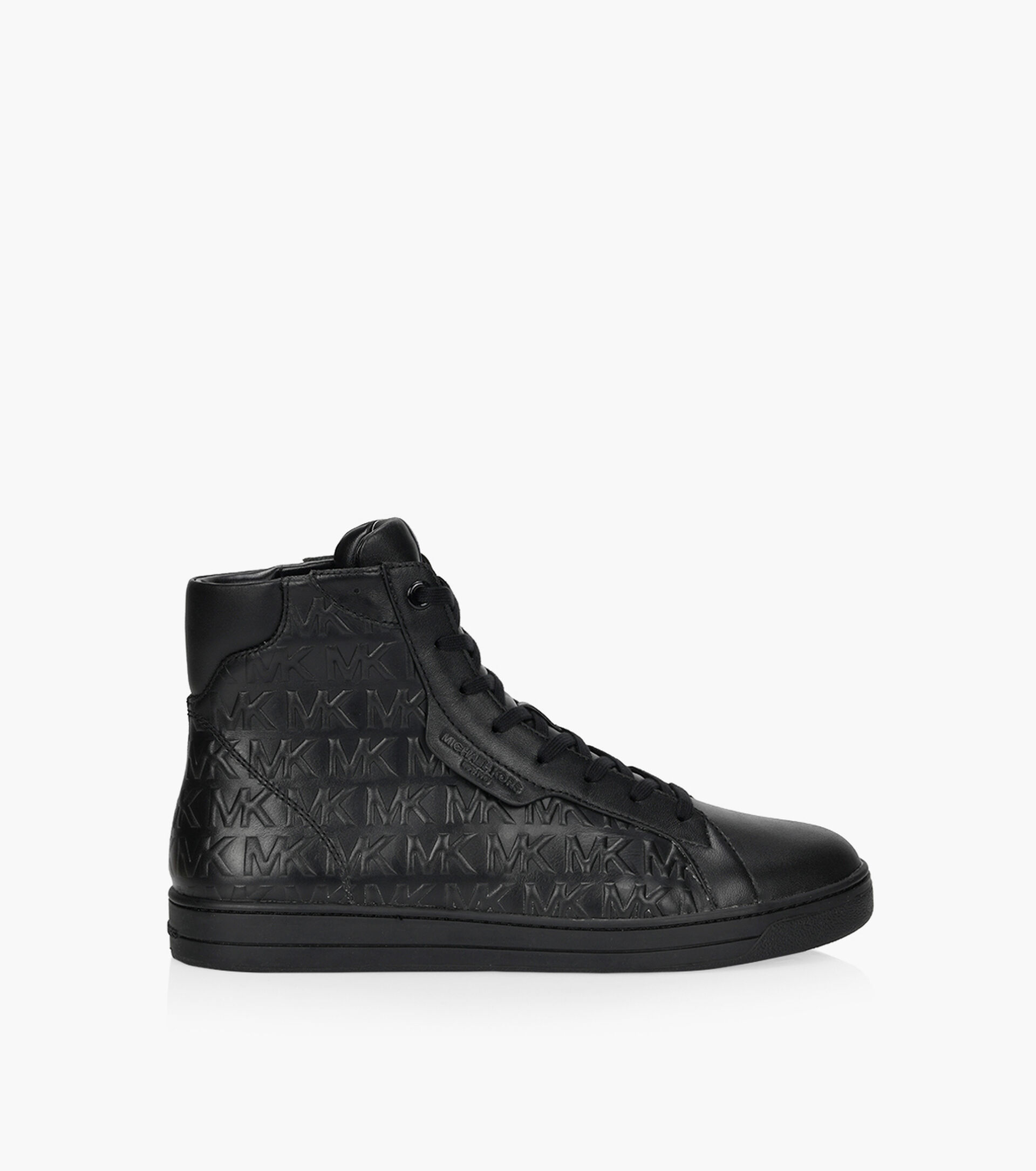 MICHAEL KORS MENS KEATING HI-TOP - Black Leather | Browns Shoes