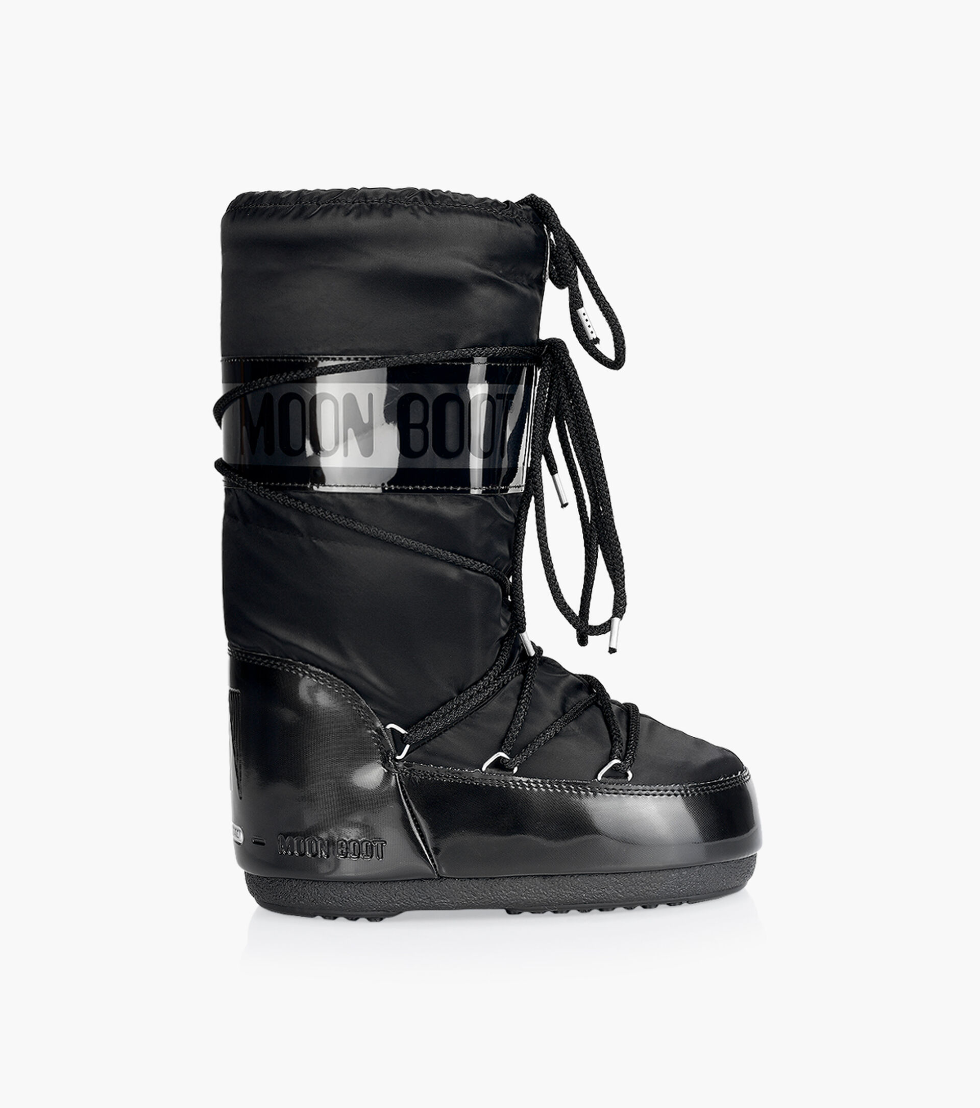 MOON BOOT ICON GLANCE BOOTS - Black Nylon | Browns Shoes