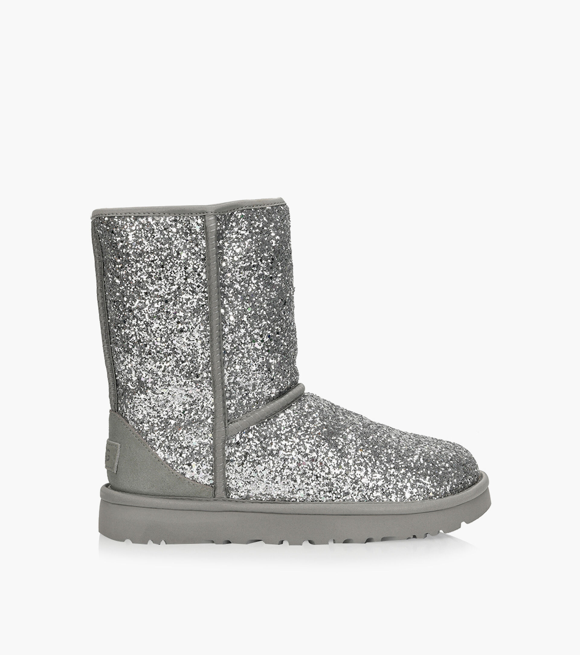 UGG CLASSIC SHORT COSMOS - Silver Glitter | Browns