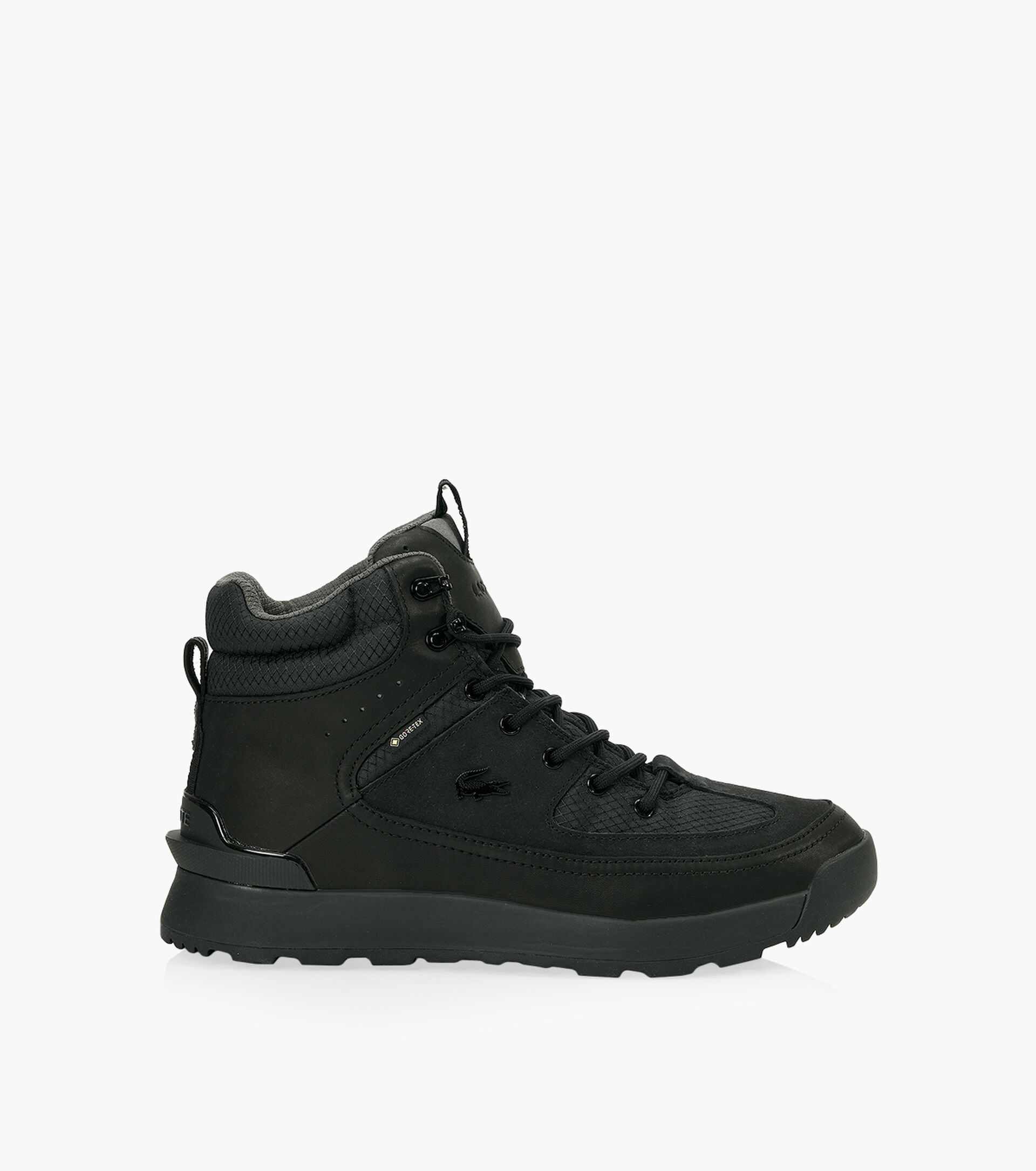 LACOSTE URBAN BREAKER GTX - Black Leather | Browns Shoes
