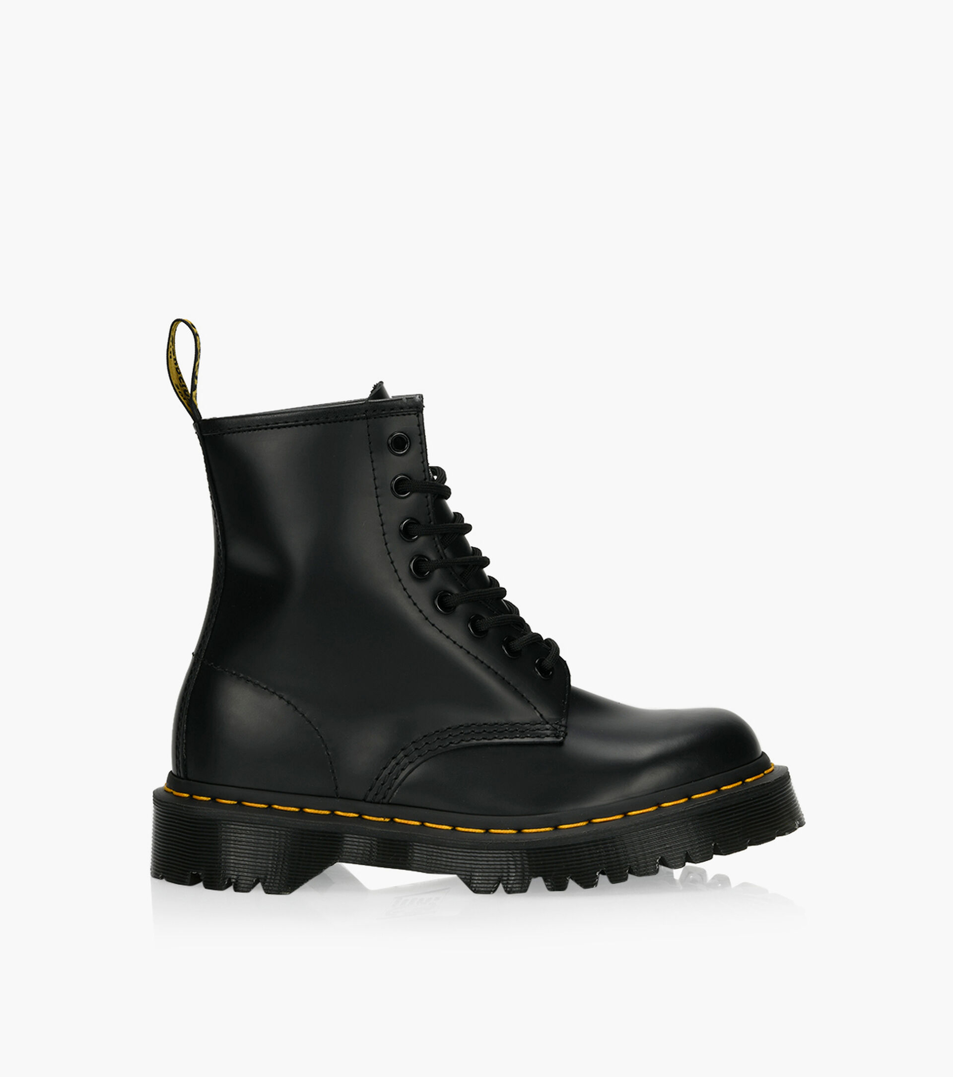 DR. MARTENS 1460 BEX PLATFORM - Black Leather | Browns Shoes