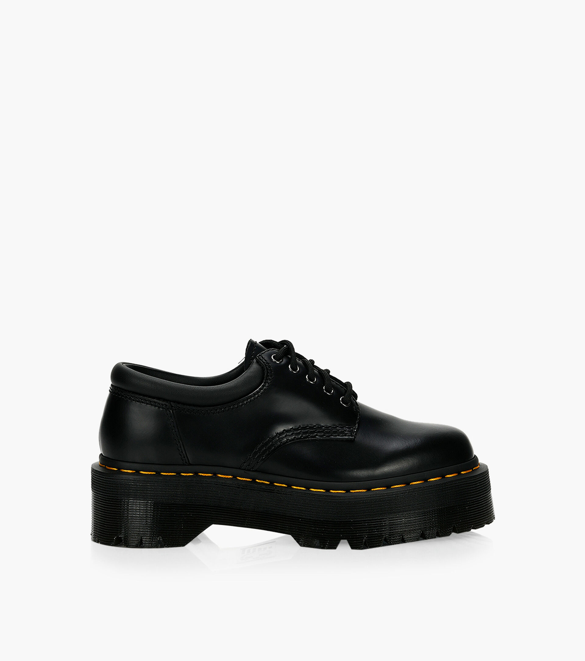 DR. MARTENS 8053 QUAD PLATFORM - Black Leather | Browns Shoes