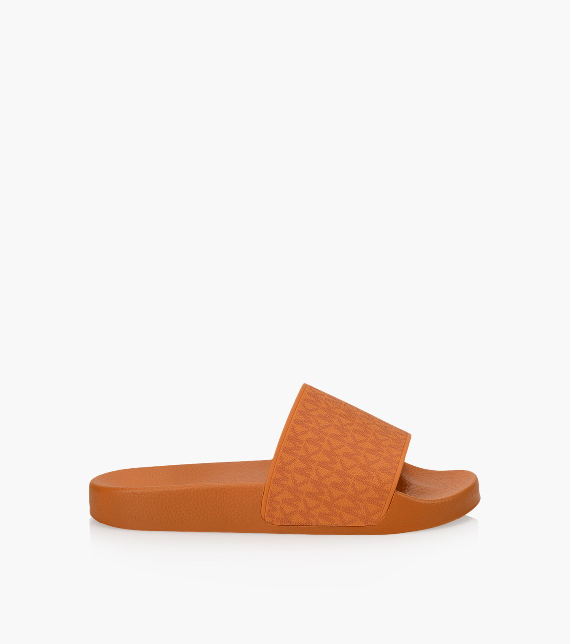 MICHAEL KORS MENS JAKE SLIDE - Orange Rubber | Browns Shoes