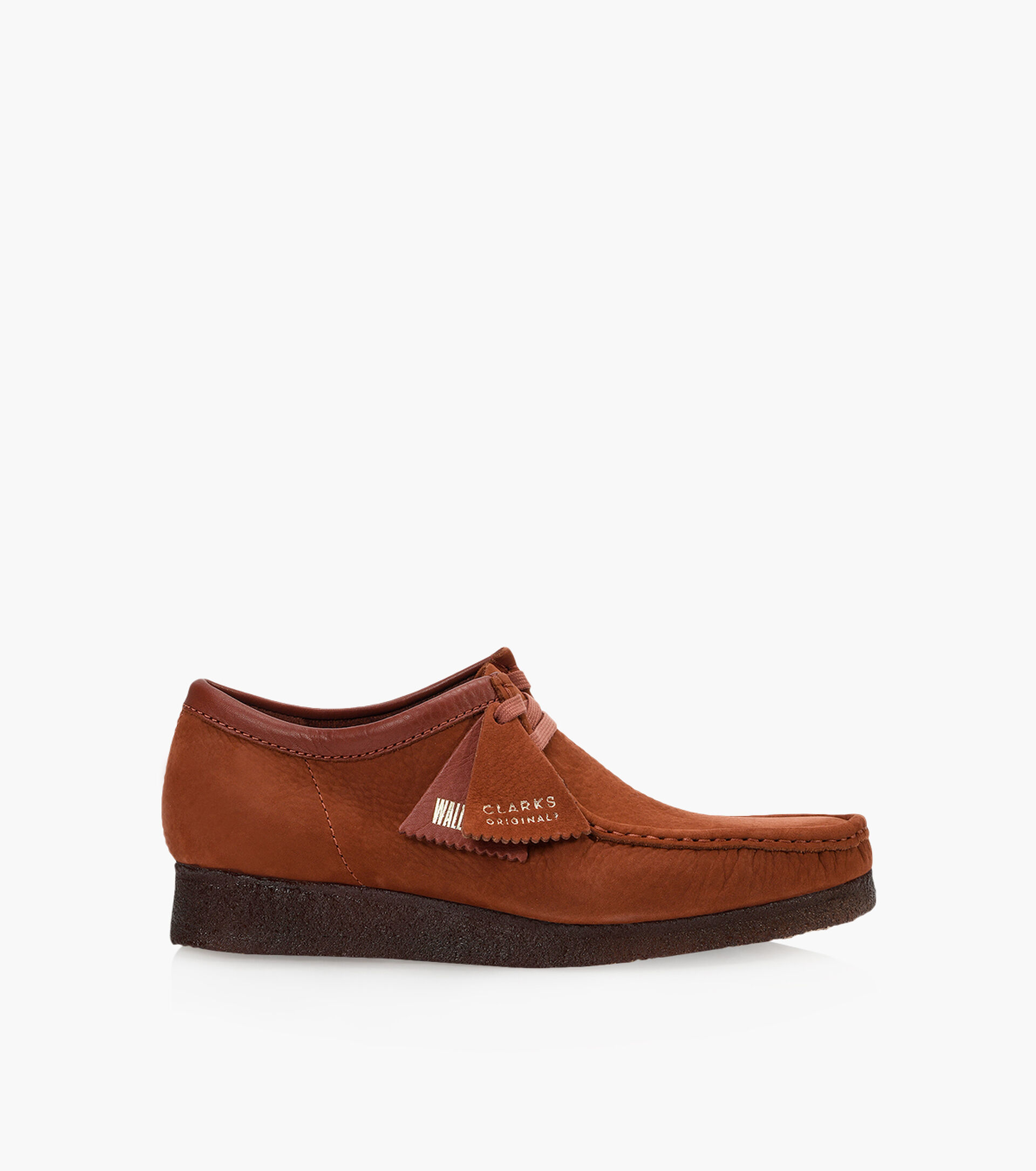 CLARKS ORIGINALS WALLABEE - Burgundy Leather | Browns Shoes