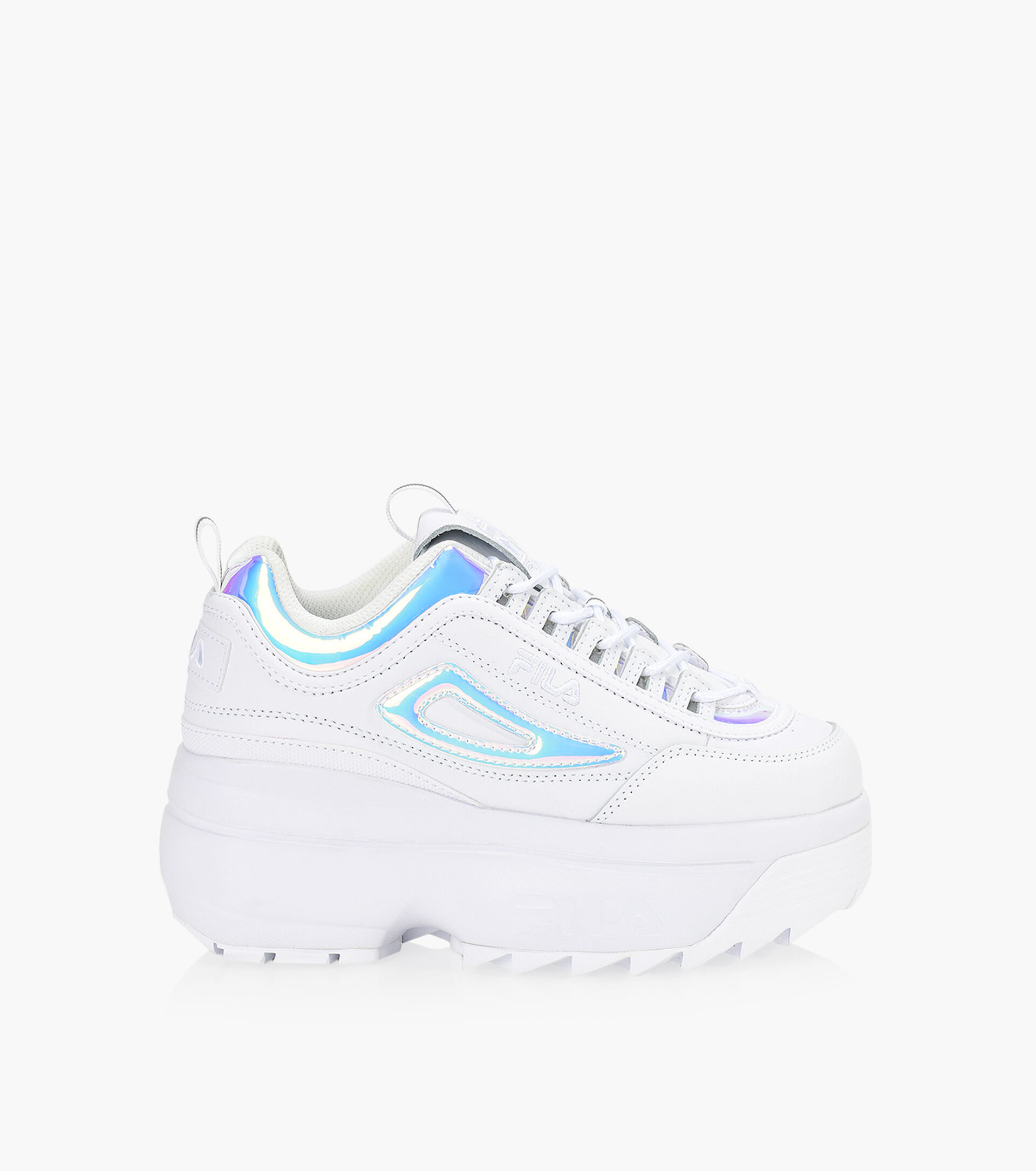 FILA DISRUPTOR 2 WEDGE IRIDESCENT - Cuir Blanc | Browns Shoes