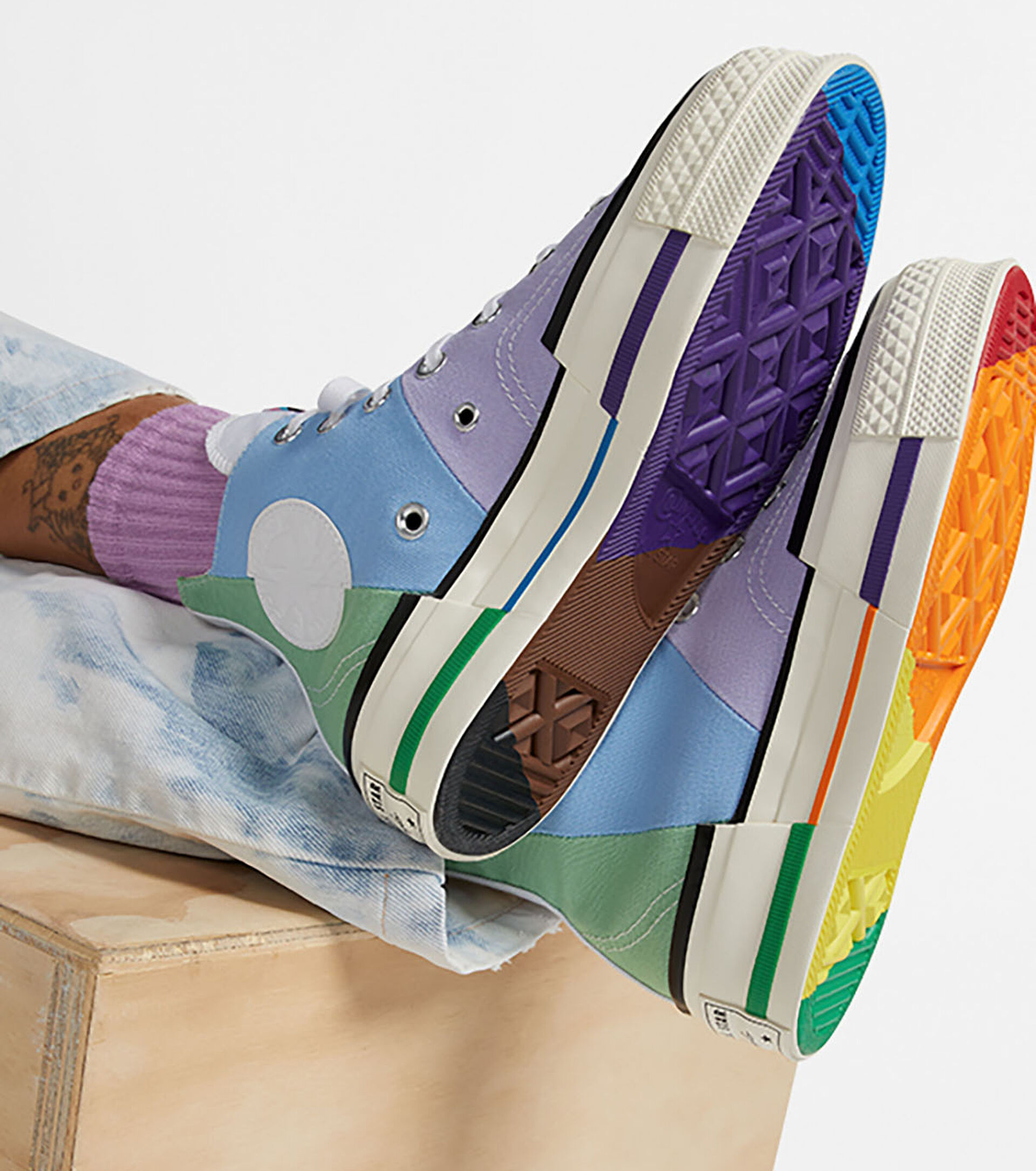 CONVERSE CHUCK 70 PLUS PRIDE - Multicolour Canvas | Browns Shoes