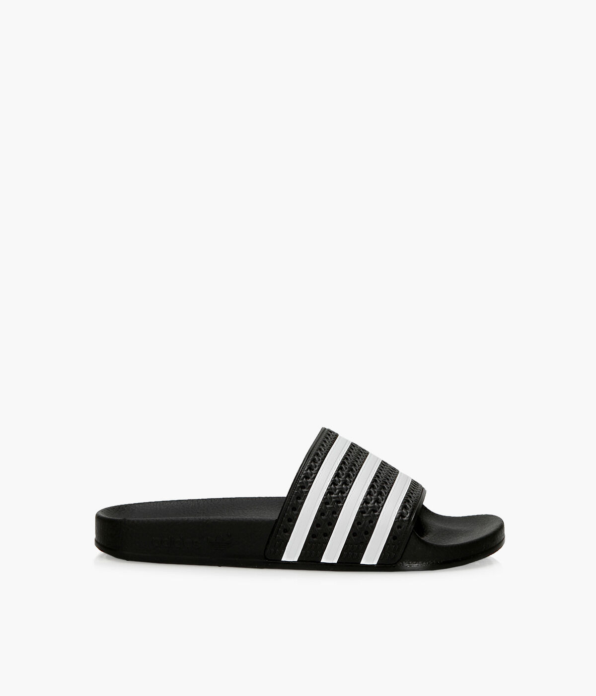 ADIDAS ADILETTE SLIDES Black Colour Synthetic Browns Shoes