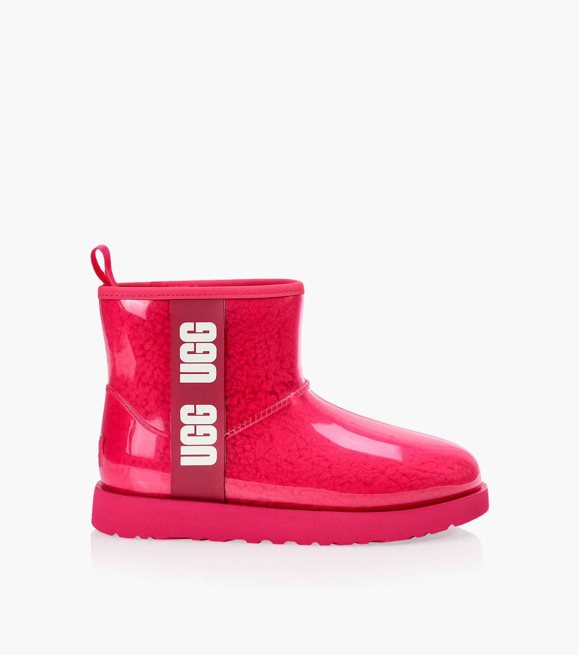 UGG CLASSIC CLEAR MINI - Synthétique Rouge | Browns Shoes