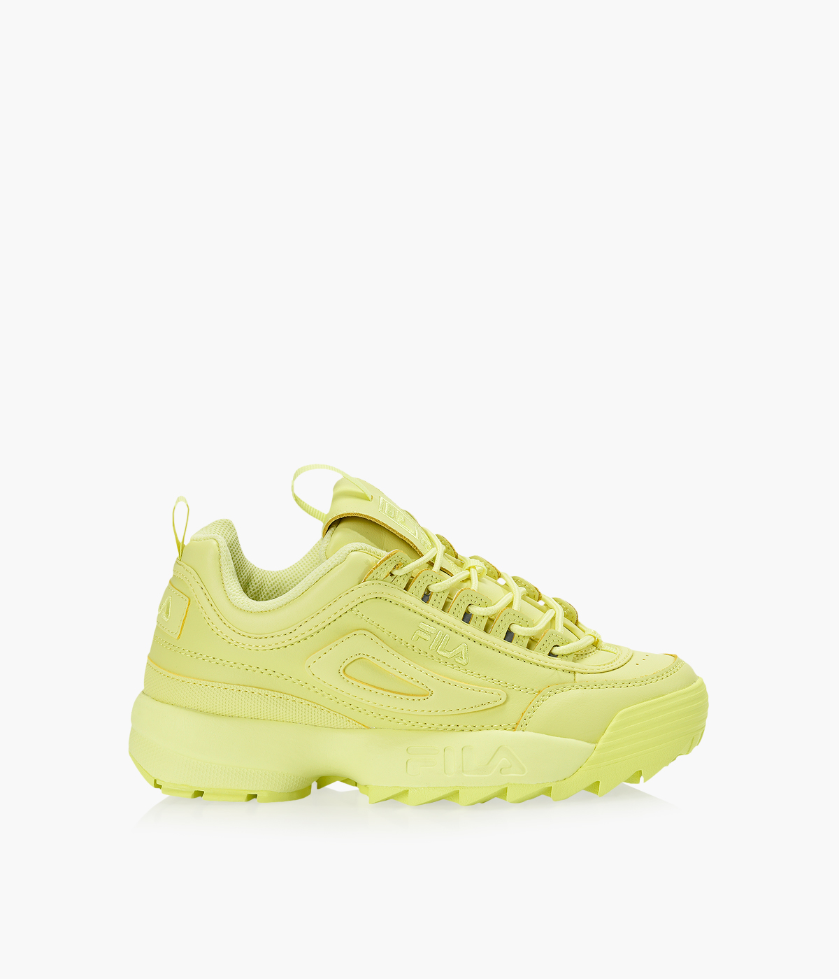 FILA DISRUPTOR II - Yellow Leather | Browns Shoes