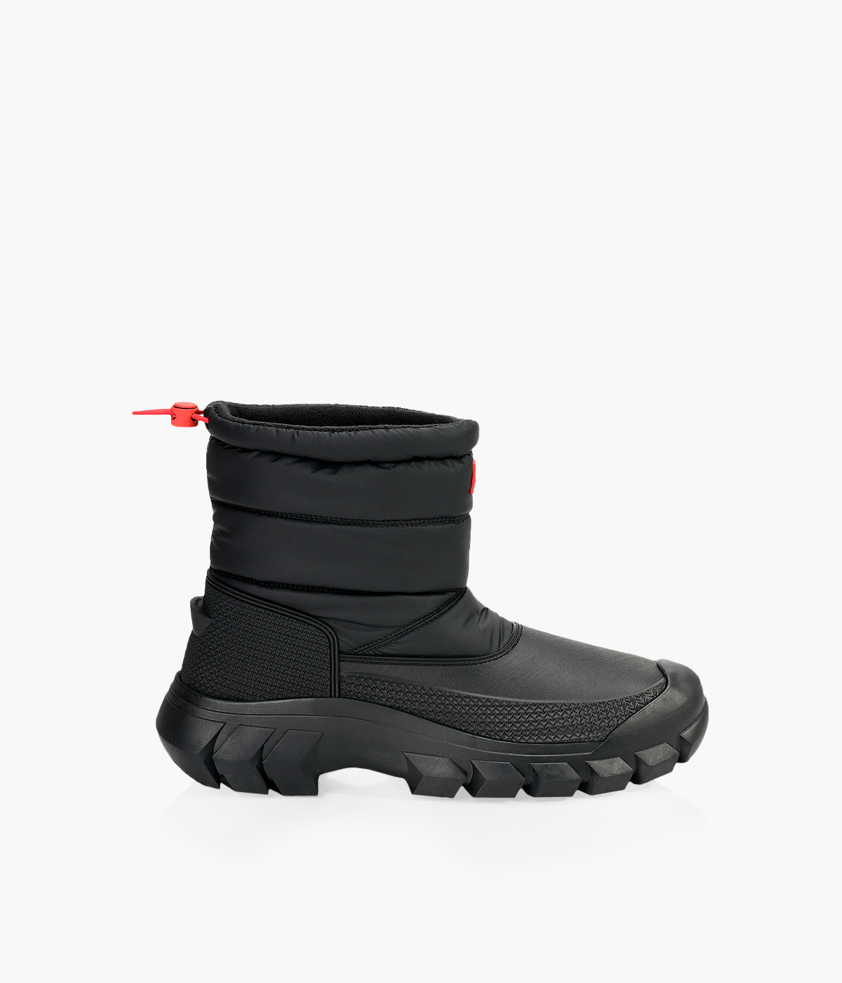 HUNTER INTREPID SHORT SNOW BOOT - Black Rubber | Browns